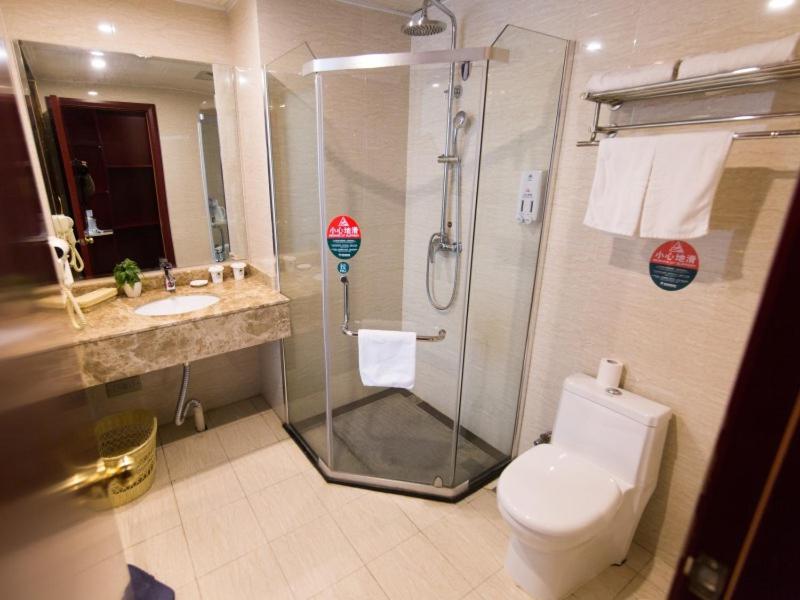 Greentree Inn Anhui Guangde Zhongyang Lecheng Business Hotel Luaran gambar