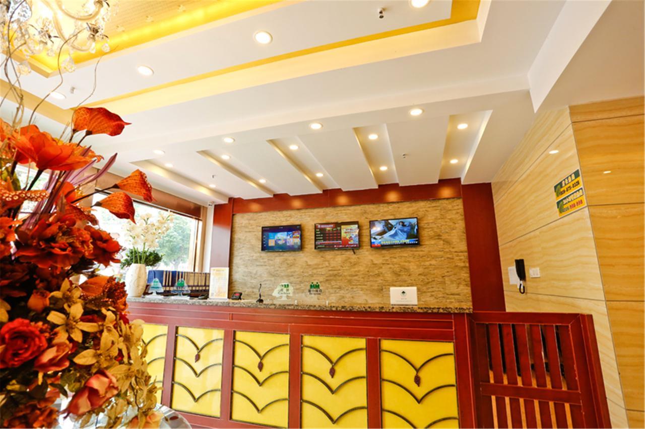 Greentree Inn Anhui Guangde Zhongyang Lecheng Business Hotel Luaran gambar